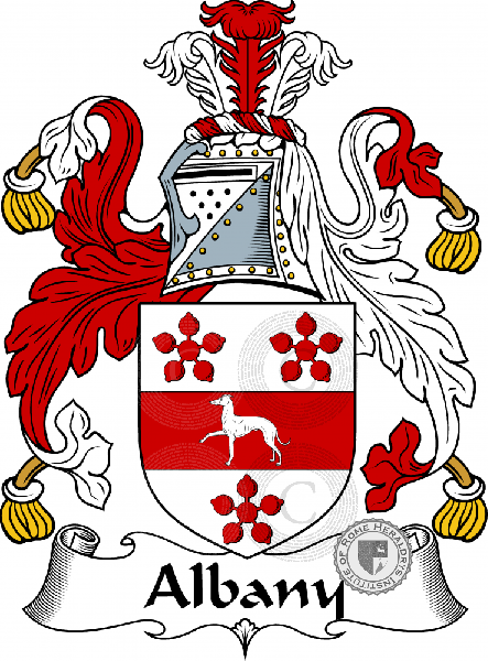 Coat of arms of family Albany