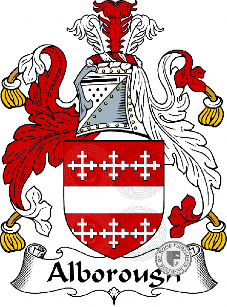 Coat of arms of family Alborough