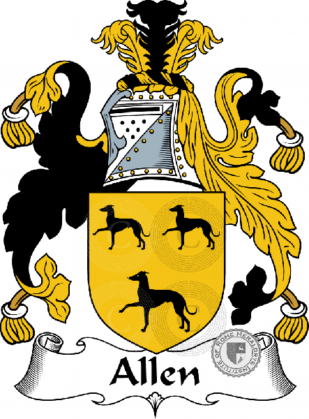 Wappen der Familie Allen