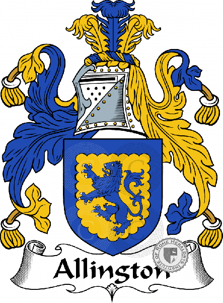 Coat of arms of family Allington