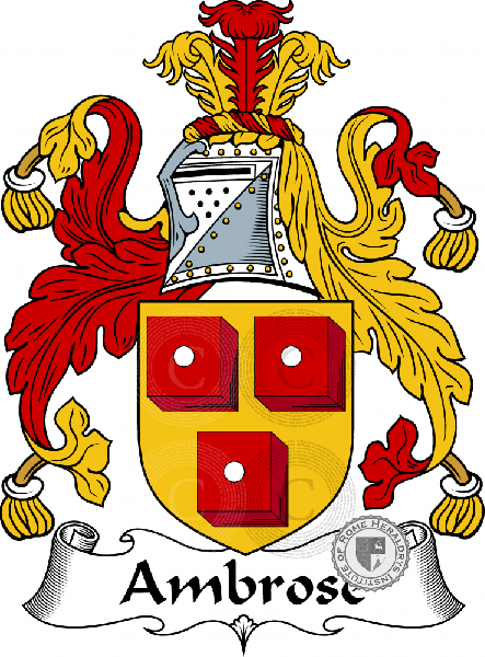 Coat of arms of family Ambrose