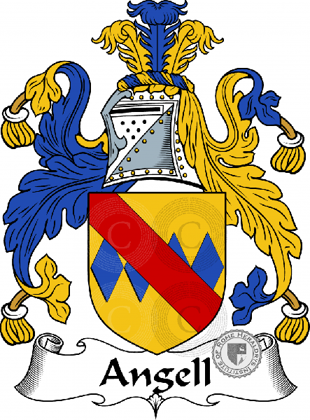 Coat of arms of family Angell