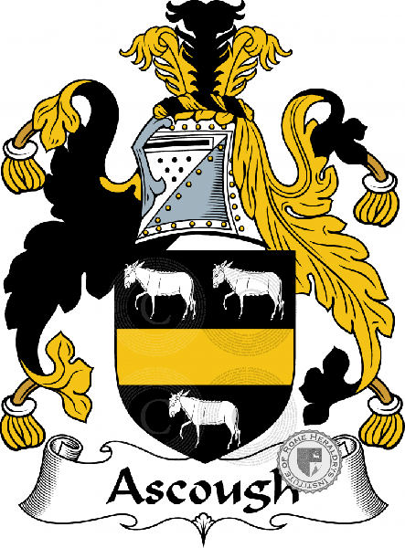 Coat of arms of family Ascough