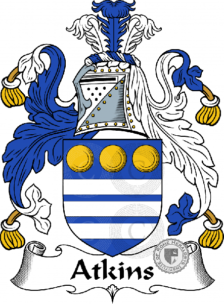 Coat of arms of family Atkins