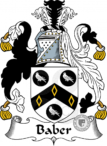 Coat of arms of family Baber