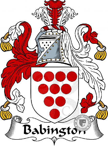 Coat of arms of family Babington