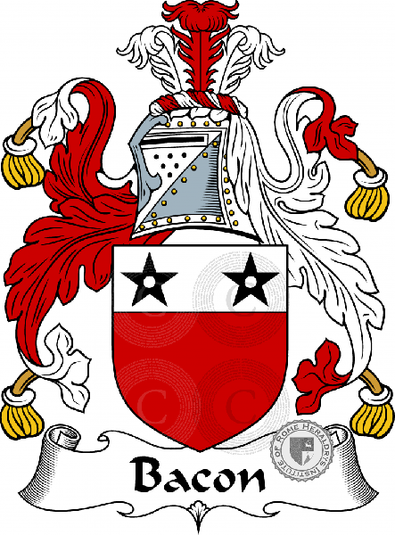 Coat of arms of family Bacon