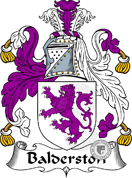 Wappen der Familie Balderston
