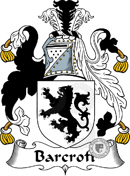 Coat of arms of family Barcroft