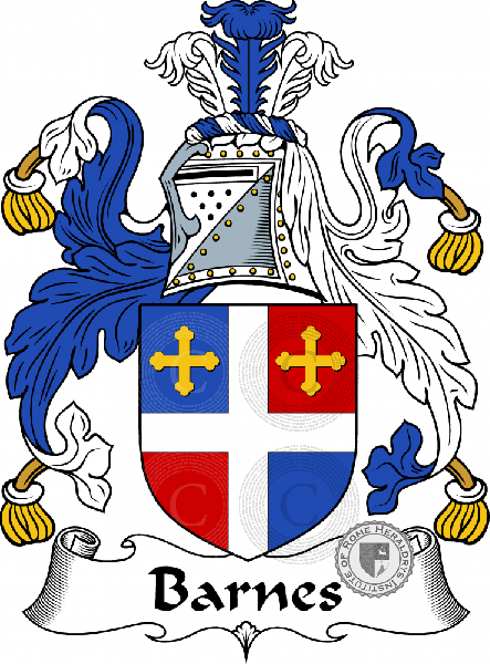 Coat of arms of family Barnes I