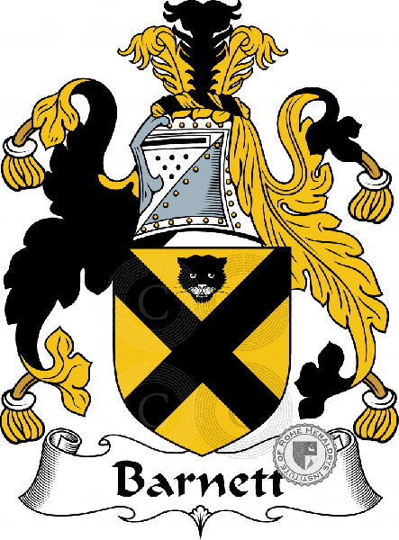 Coat of arms of family Barnett
