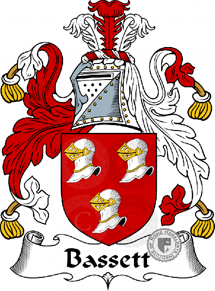 Coat of arms of family Bassett