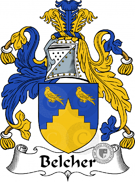 Coat of arms of family Belcher