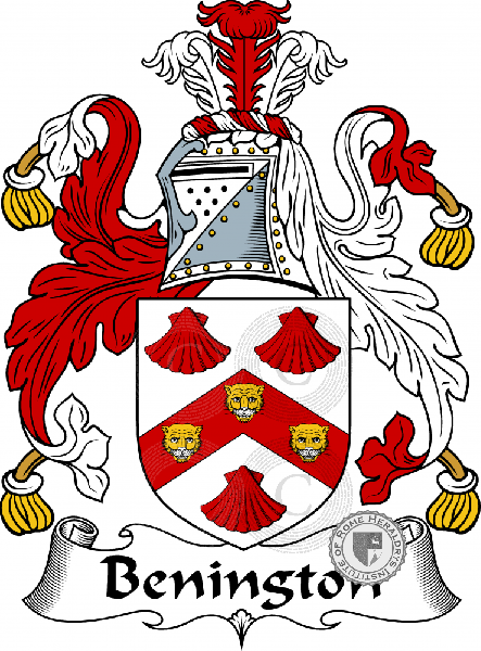 Coat of arms of family Benington