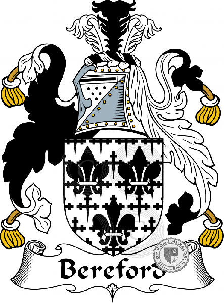 Coat of arms of family Bereford