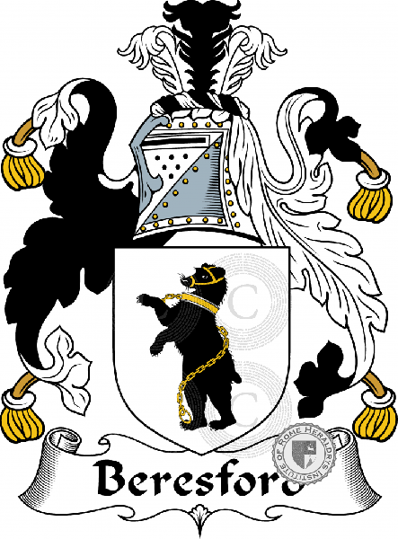 Coat of arms of family Beresford