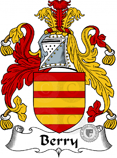 Coat of arms of family Berry