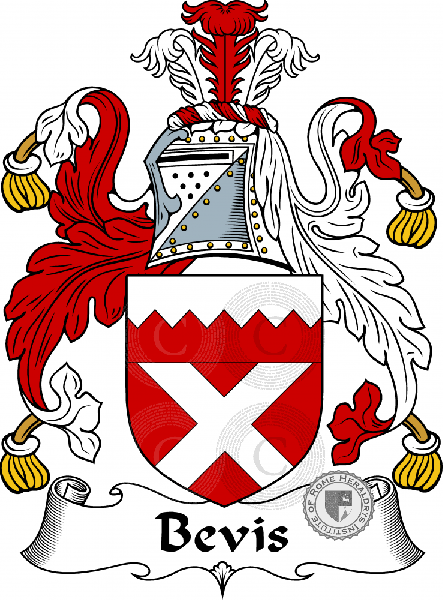 Coat of arms of family Bevis