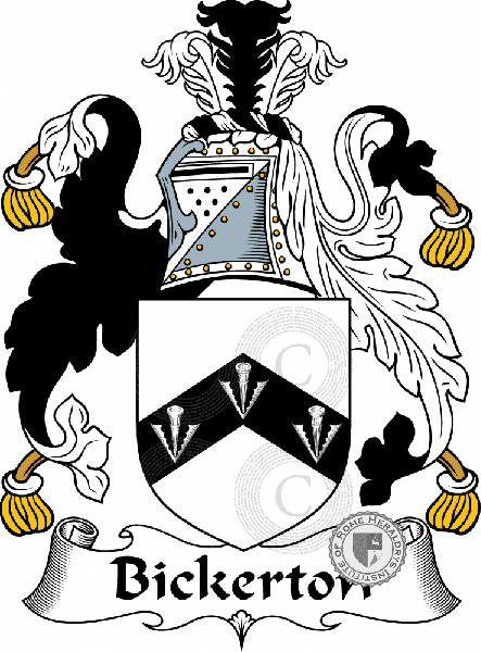 Coat of arms of family Bickerton