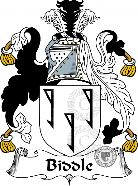 Wappen der Familie Biddle
