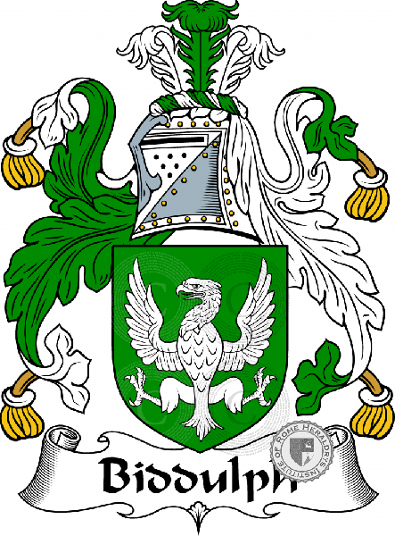 Coat of arms of family Biddulph