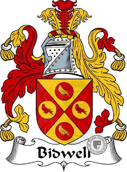 Coat of arms of family Bidwell