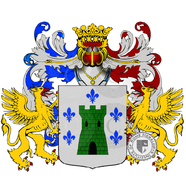 Coat of arms of family mantas    