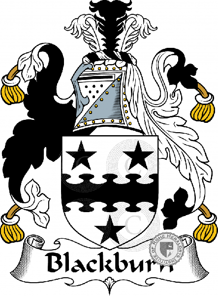 Coat of arms of family Blackburn