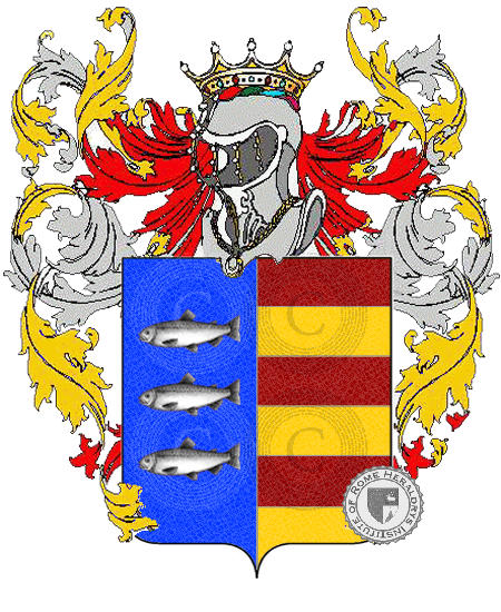 Coat of arms of family pescioli    