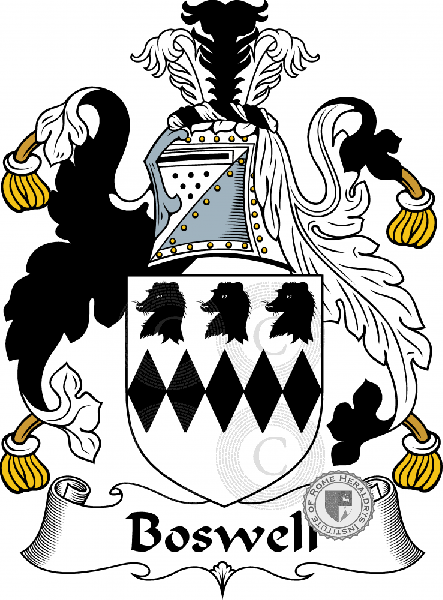 Wappen der Familie Boswell