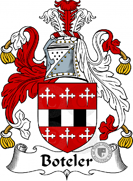 Wappen der Familie Boteler