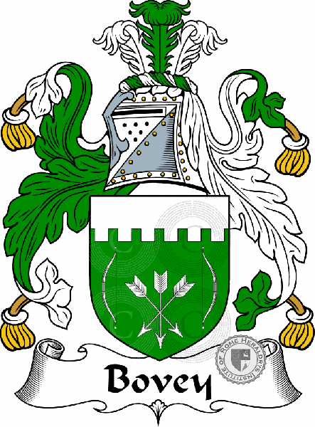 Wappen der Familie Bovey