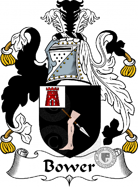 Coat of arms of family Bower