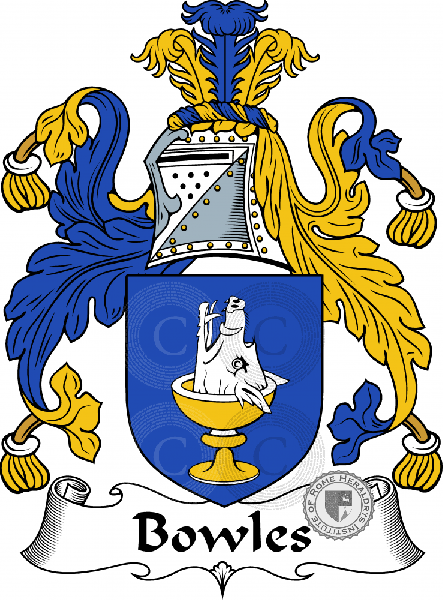 Coat of arms of family Bowles