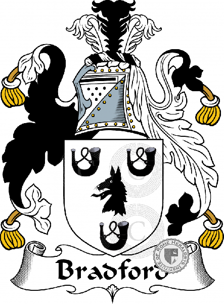 Coat of arms of family Bradford