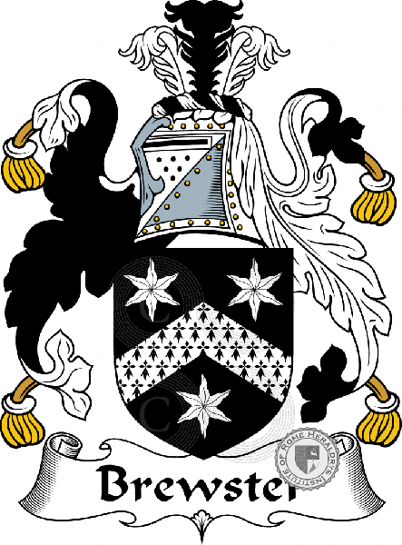 Coat of arms of family Brewster