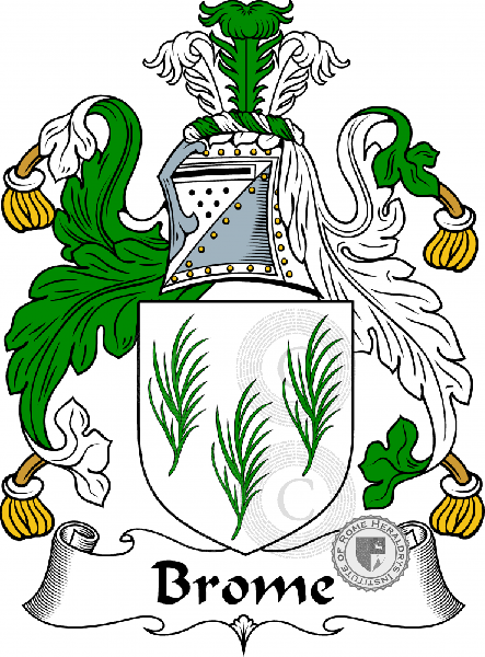 Coat of arms of family Brome
