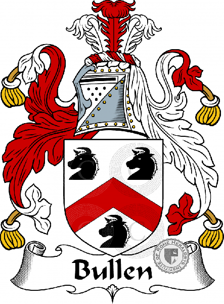 Coat of arms of family Bullen