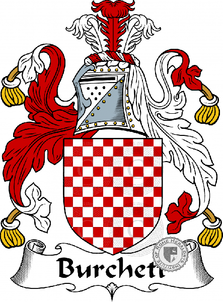 Wappen der Familie Burchett