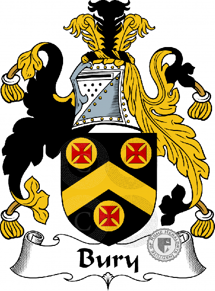 Coat of arms of family Bury