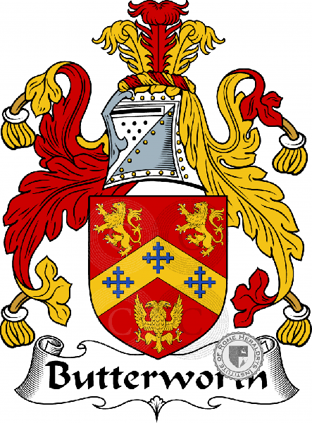 Coat of arms of family Butterworth