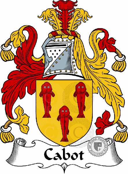 Coat of arms of family Cabot
