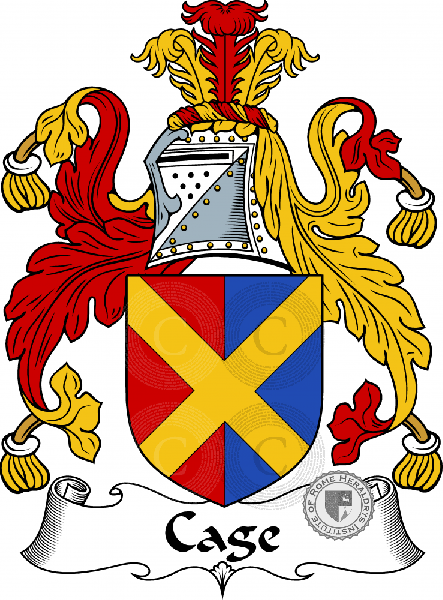 Coat of arms of family Cage