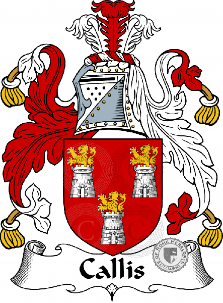 Coat of arms of family Callis