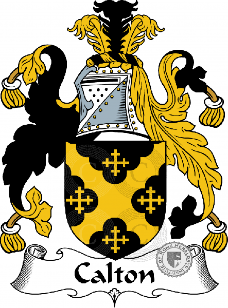 Coat of arms of family Calton