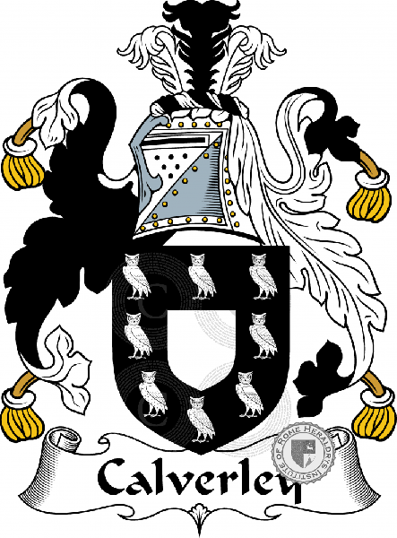Wappen der Familie Calverley