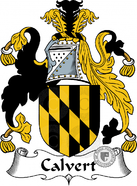 Coat of arms of family Calvert