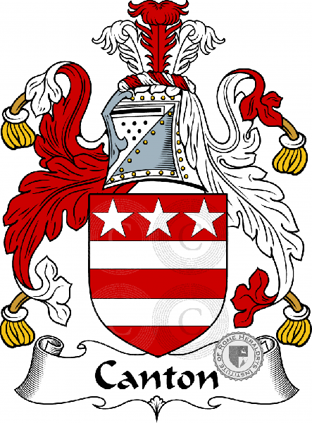 Coat of arms of family Canton