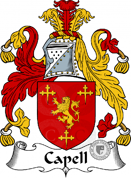 Coat of arms of family Capell