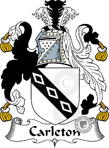 Coat of arms of family Carleton